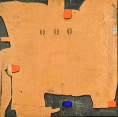 Black Under Brown 2 - Cole Morgan - Mixed Media on canvas - Original