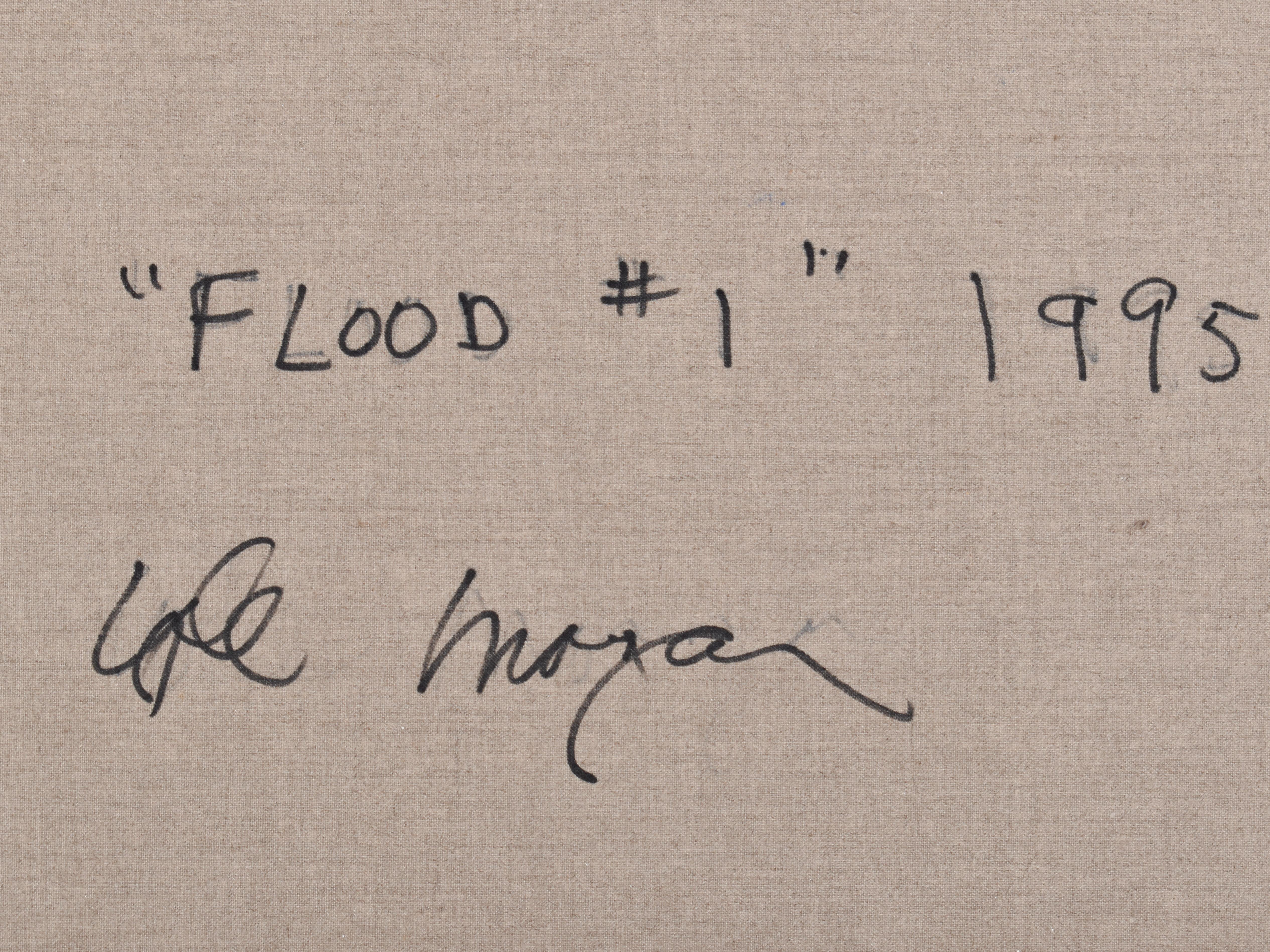 Flood I -  Cole Morgan - Mixed Media on canvas - Original -  For Sale 6