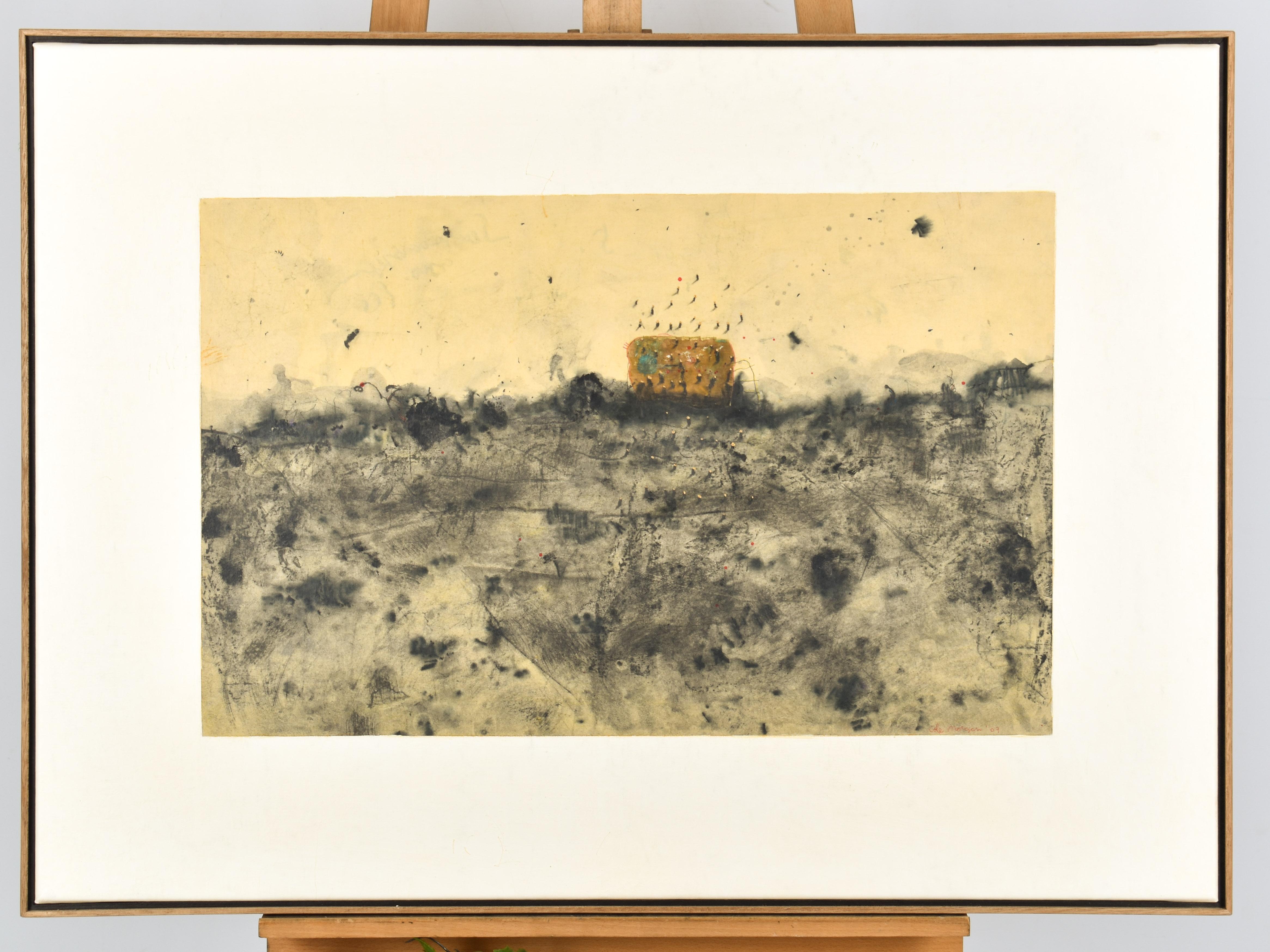 Stand Up Sky  -  Cole Morgan - Mixed Media on canvas - Original - For Sale 2