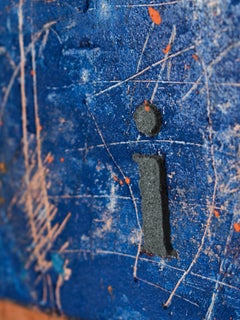 XI Blue -  Cole Morgan - Mixed Media on canvas - Original -