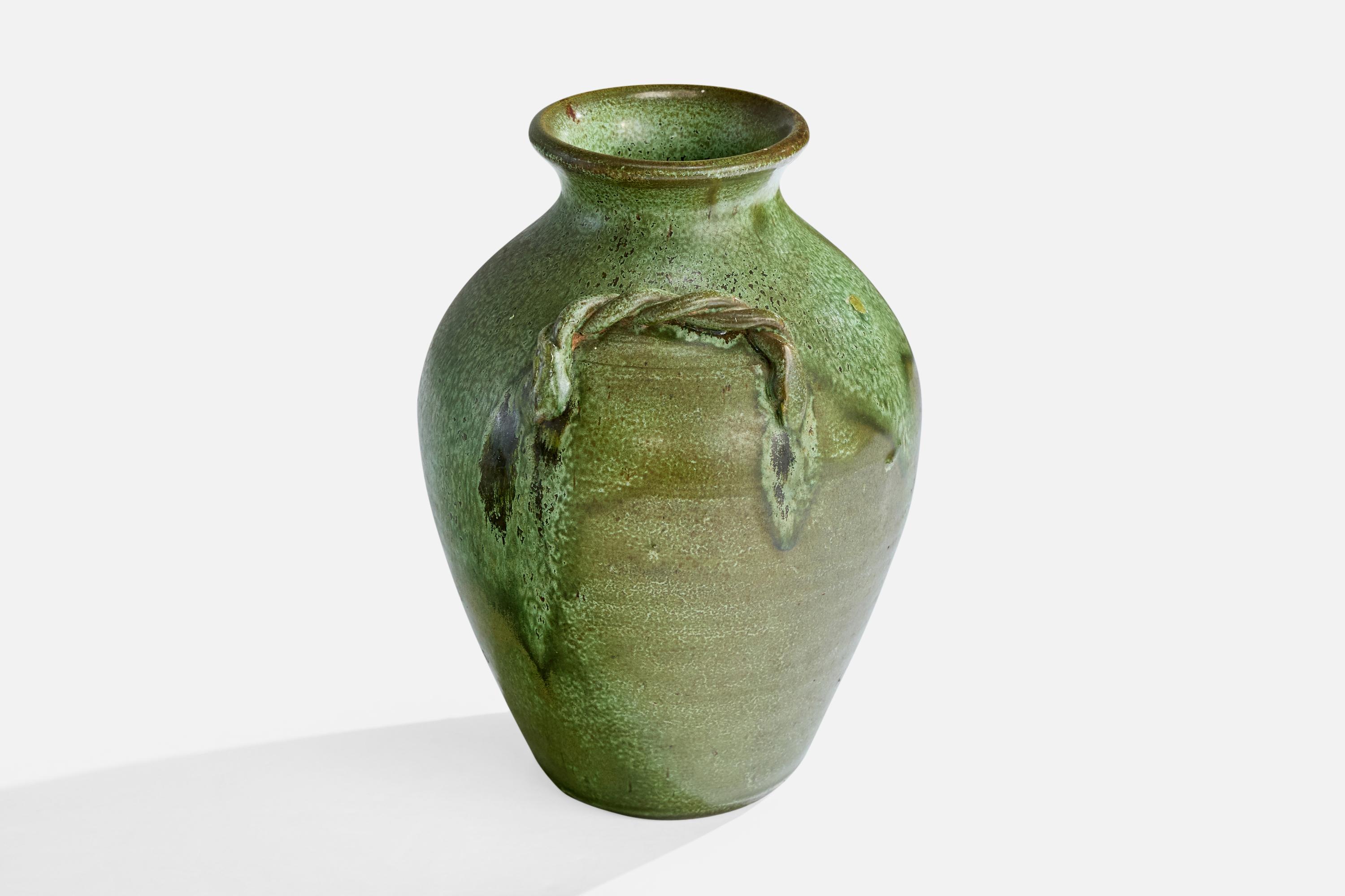 American Cole Pottery, Vase, Ceramic, USA, 1940s For Sale