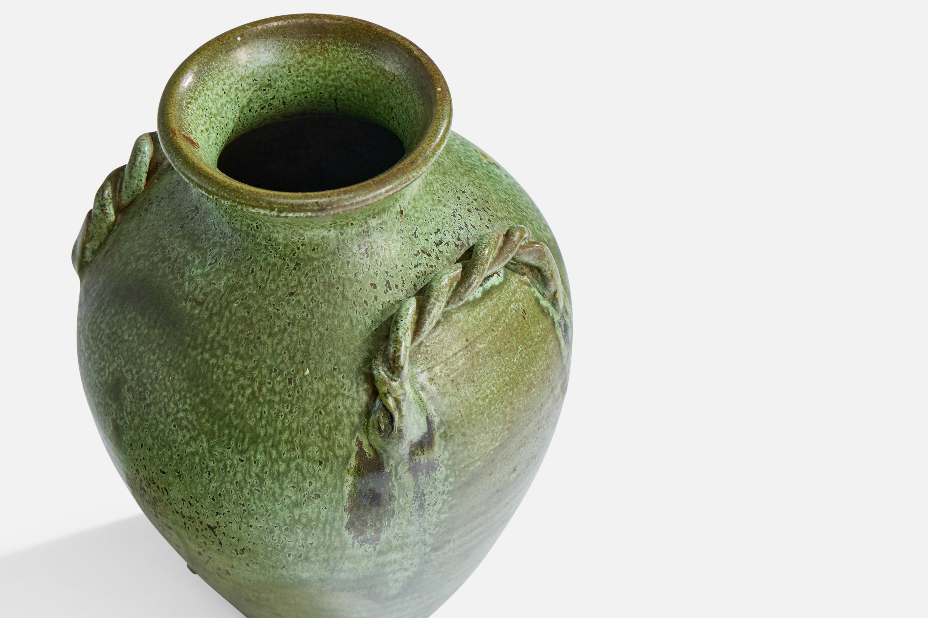 Mid-20th Century Cole Pottery, Vase, Ceramic, USA, 1940s For Sale