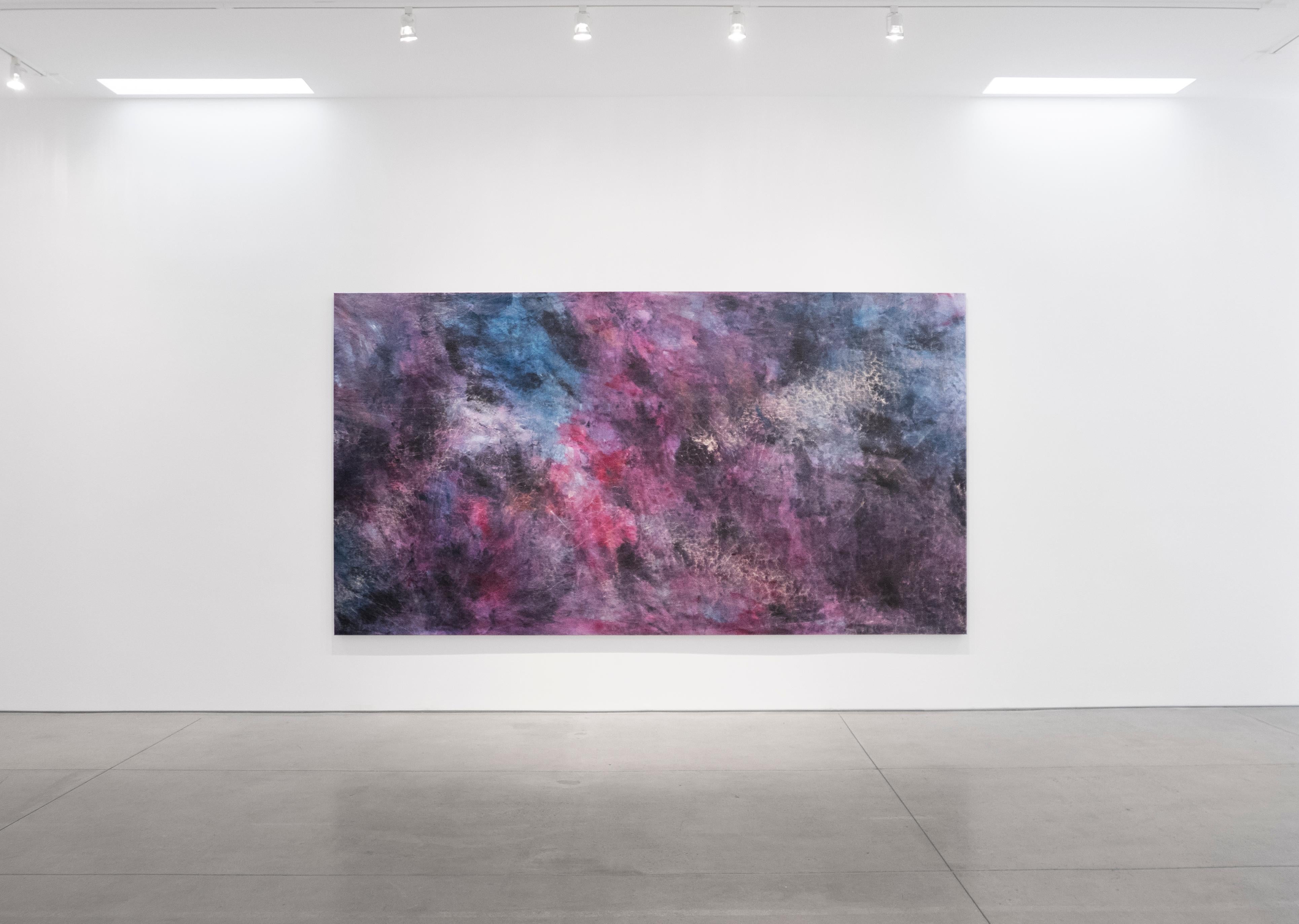 the blue water was only a heavier and darker air - Painting by Cole Sternberg