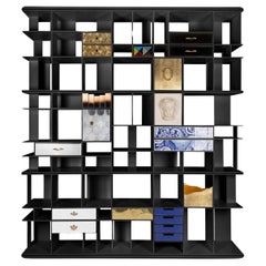 Coleccionista Black Bookcase - Hand-Crafted Techniques - Boca do Lobo
