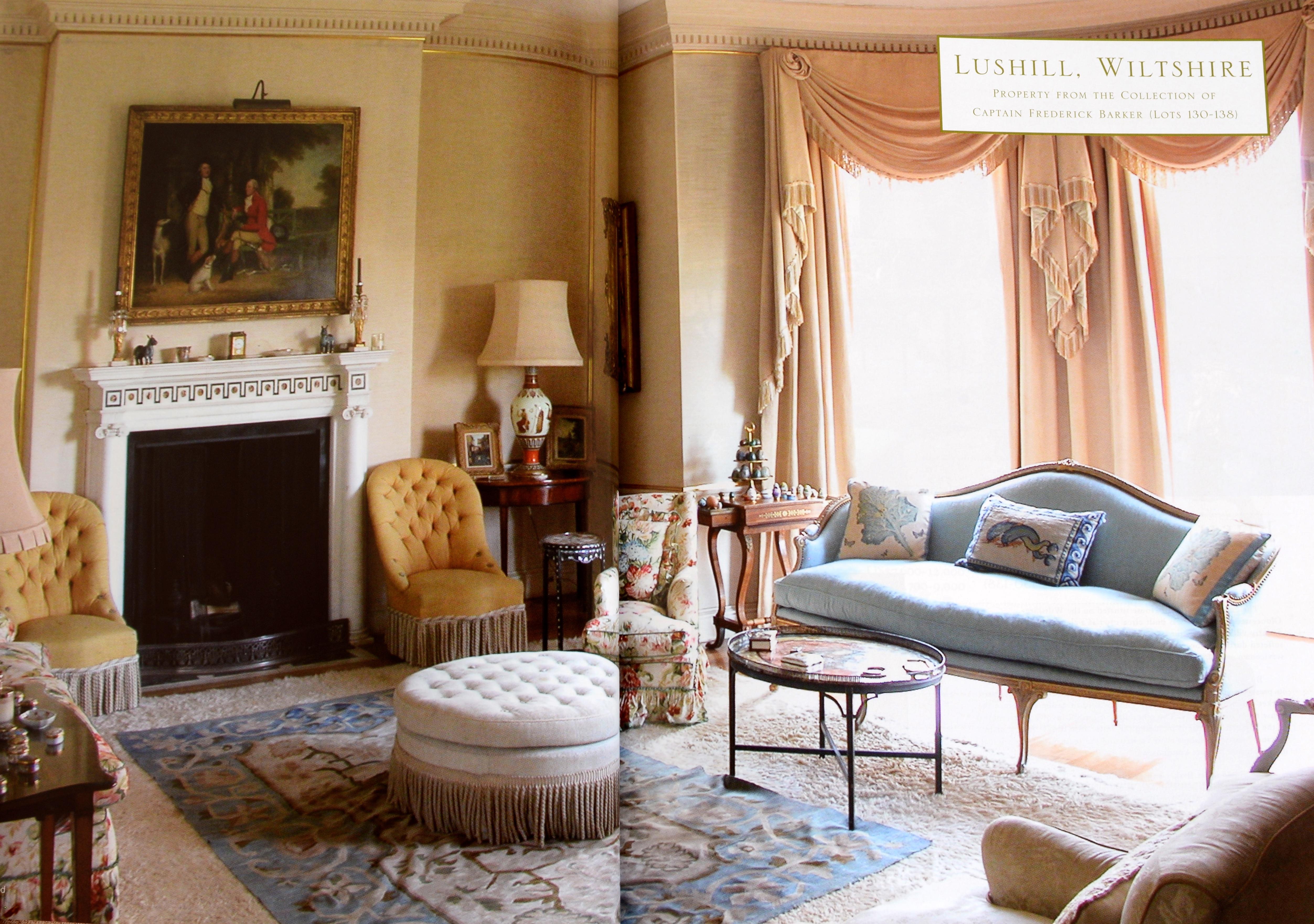Colefax & Fowler, Then & Now Collections from Hambleden Manor, Brook St, Mayfair 8
