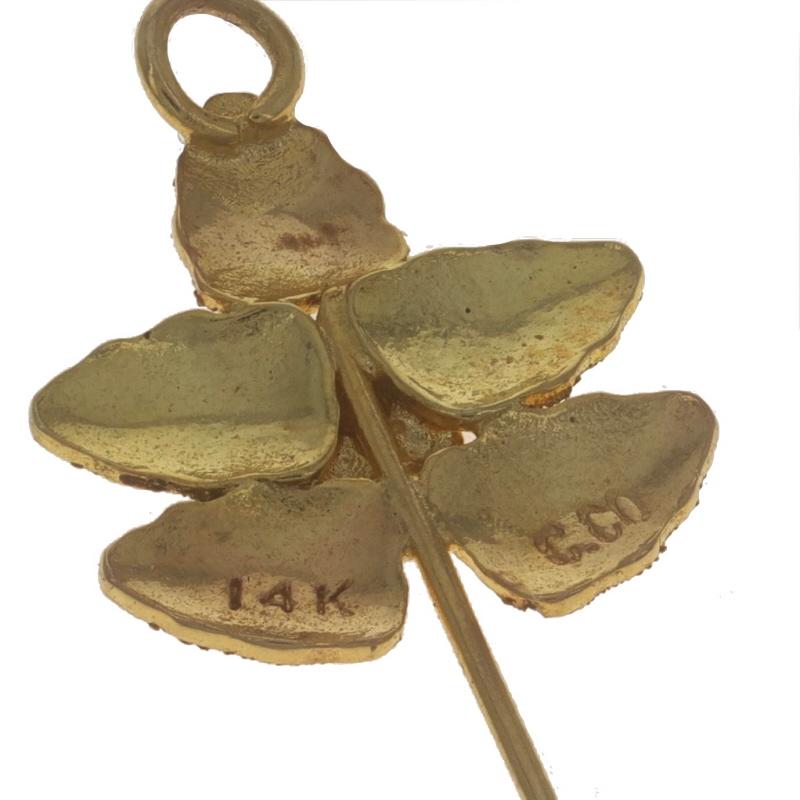 Coleman Co. Black Hills Gold Petite Pendant - Yellow Gold 14k Grape Leaf Spray For Sale 1