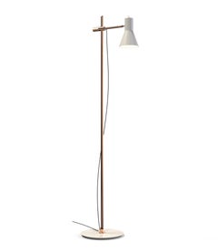 Coleman Floor Light in Brass and Aluminium