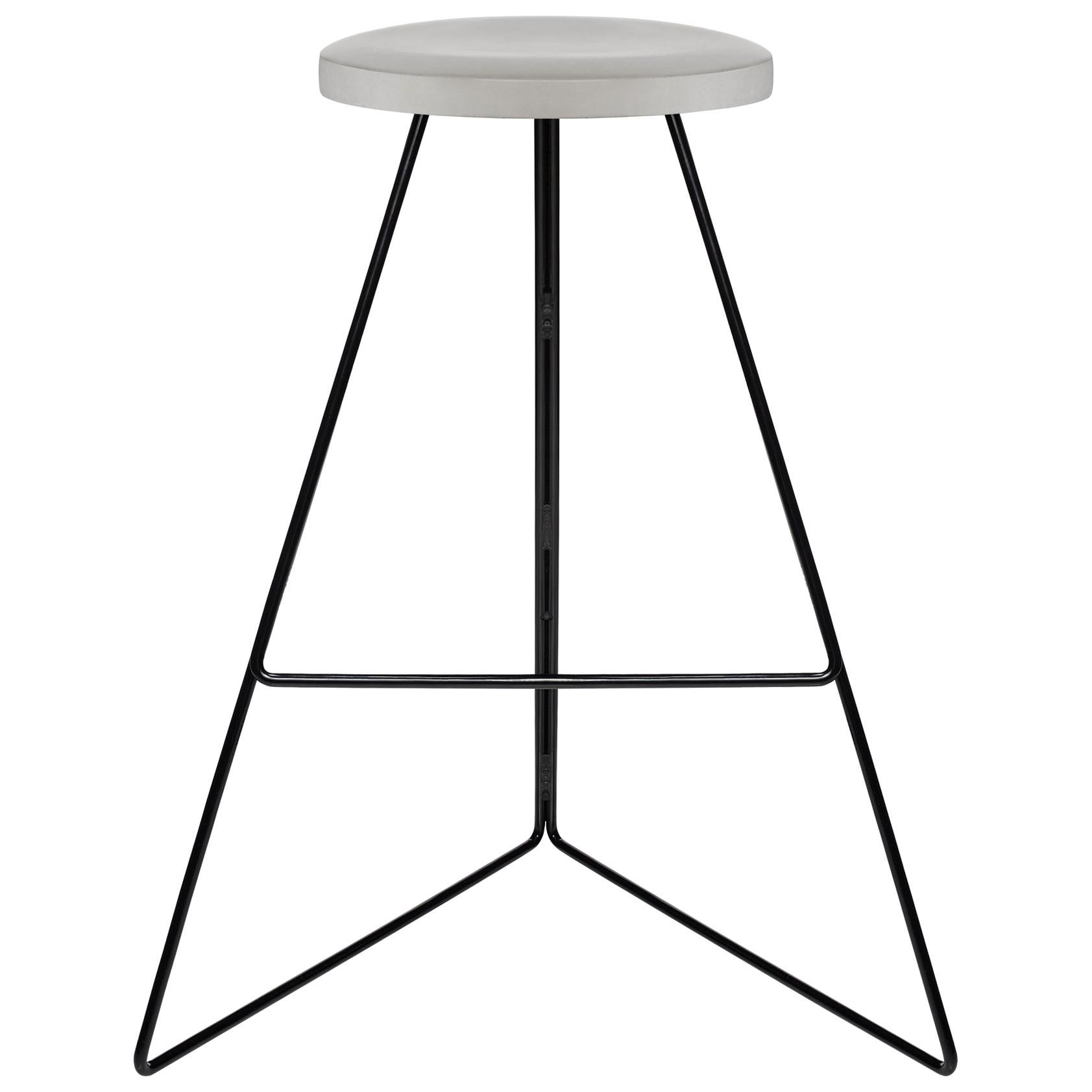 Coleman Stool, Black and Ecru, Counter Height, 54 Variations Available For Sale