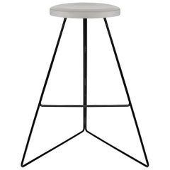 Coleman Stool, Black and Ecru, Counter Height, 54 Variations Available