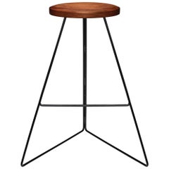 Coleman Stool, Black and Walnut, Bar Height, 54 Variations Available
