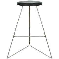 Coleman Stool, Natural Steel and Charcoal, Bar Height, 54 Variations Available