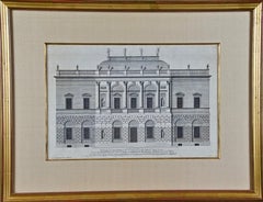 18th C. Architectural Engraving from "Vitruvius Britannicus" by Colen Campbell