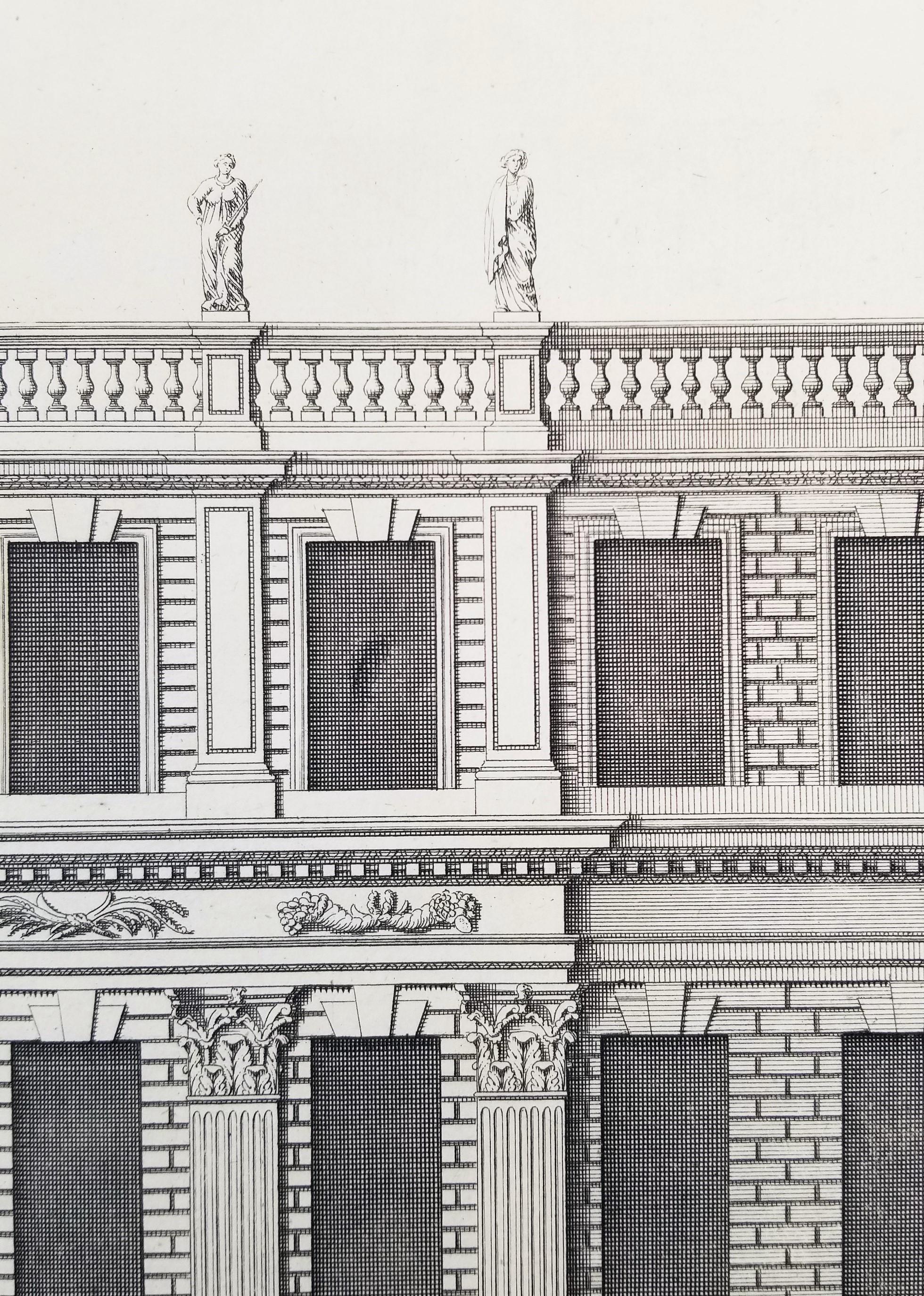 Powis House en Ormond Street Londres /// Grabado 