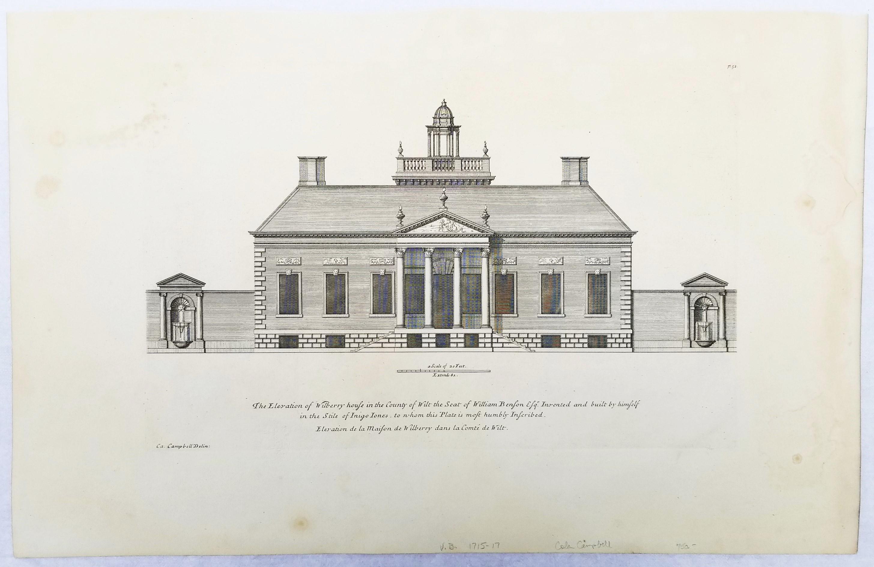 Set of Two Engravings from Campbell's 