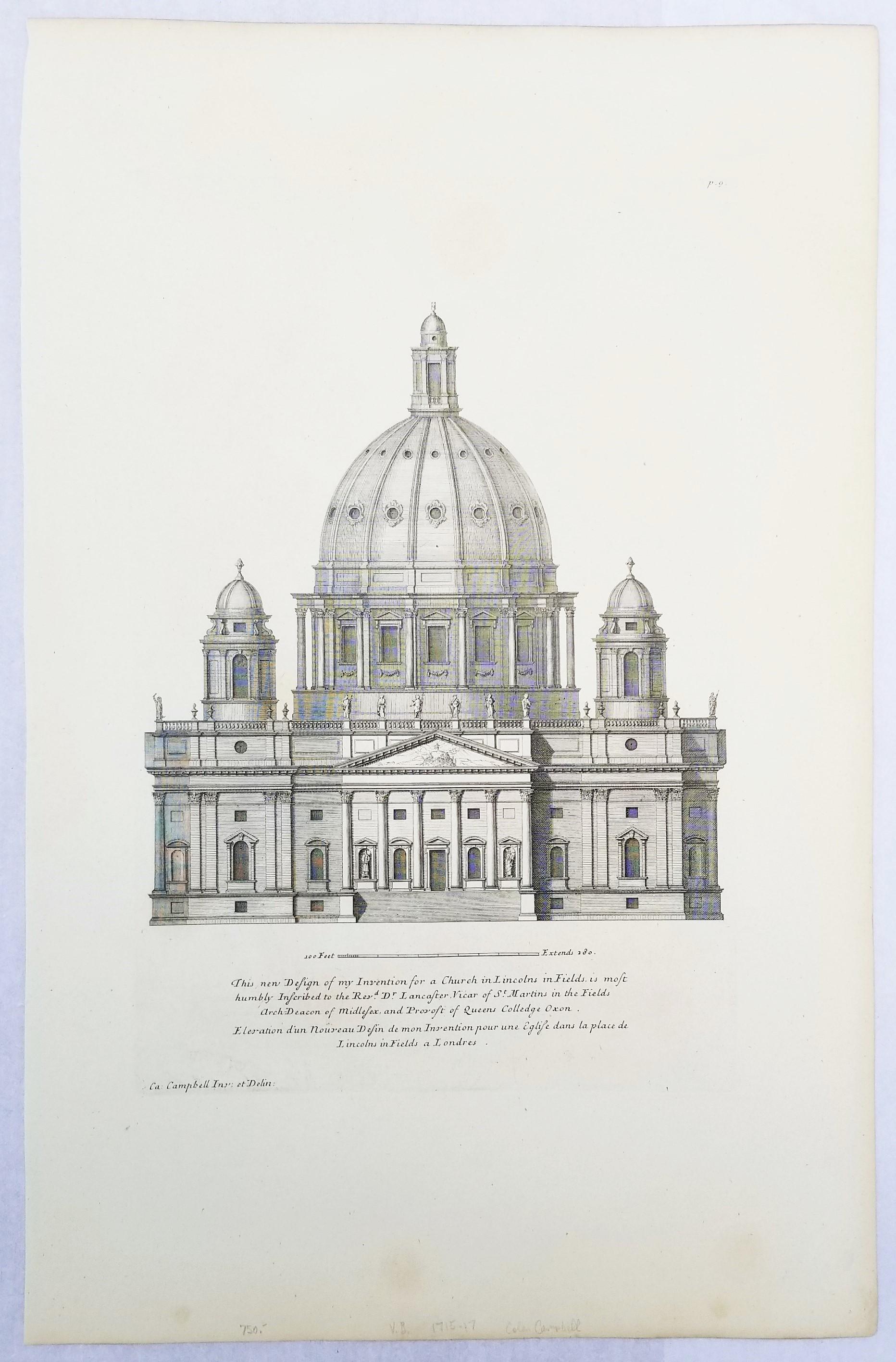 Set of Two Engravings from Campbell's 
