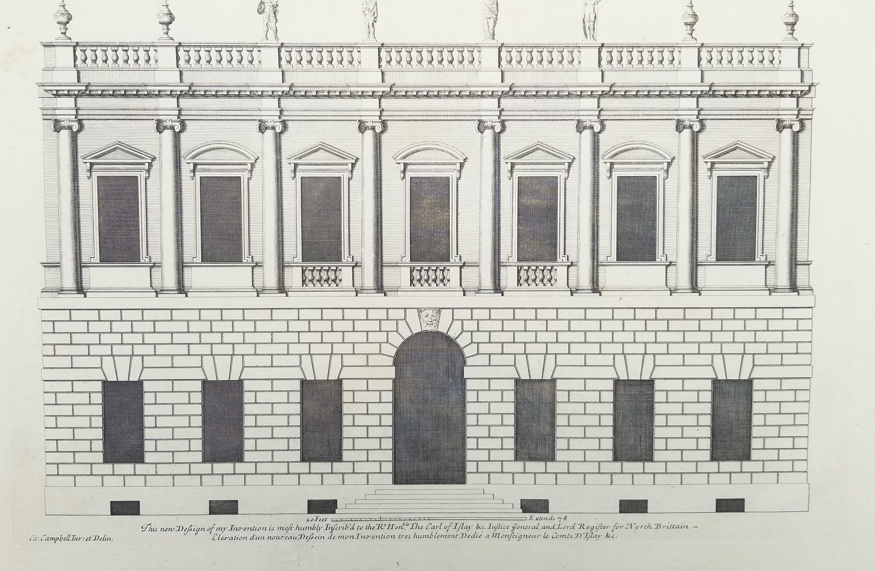 Set of Two Engravings from Campbell's 