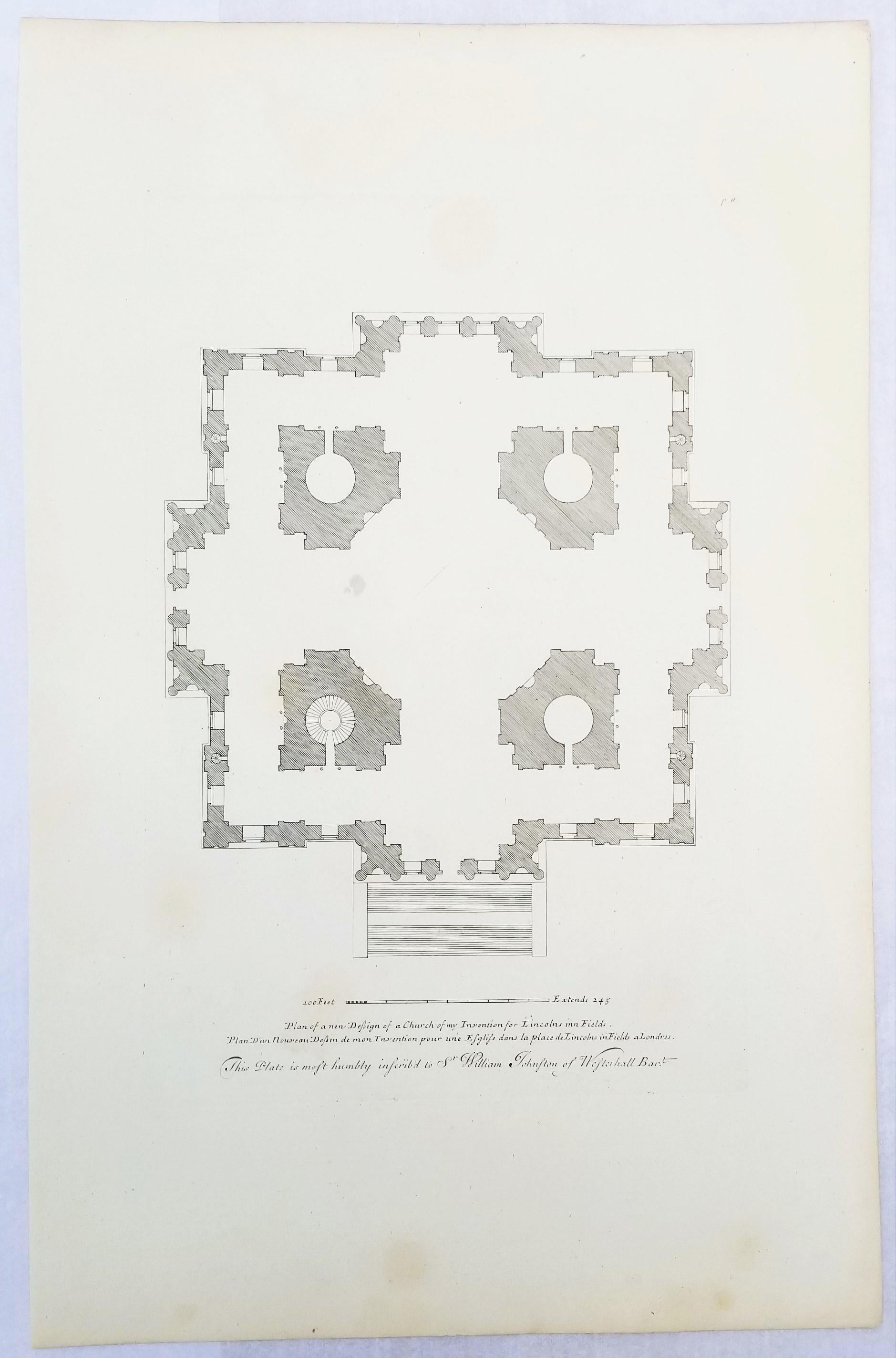 Set of Two Engravings from Campbell's 