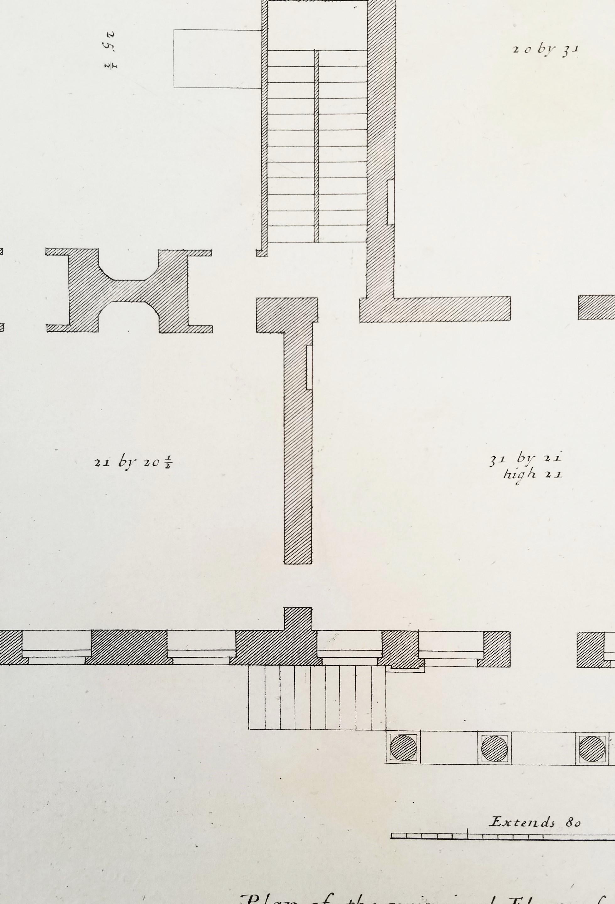 Set of Two Engravings from Campbell's 