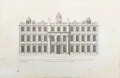 Thorsby House in the County of Nottingham /// "Vitruvius Britannicus" Engraving