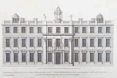 Casa Thorsby nella contea di Nottingham /// Incisione "Vitruvius Britannicus
