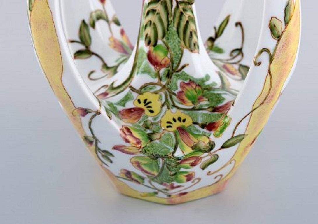 Colenbrander, Netherlands, Art Nouveau Vase in Crackled Ceramics, 1930s In Excellent Condition In Copenhagen, DK