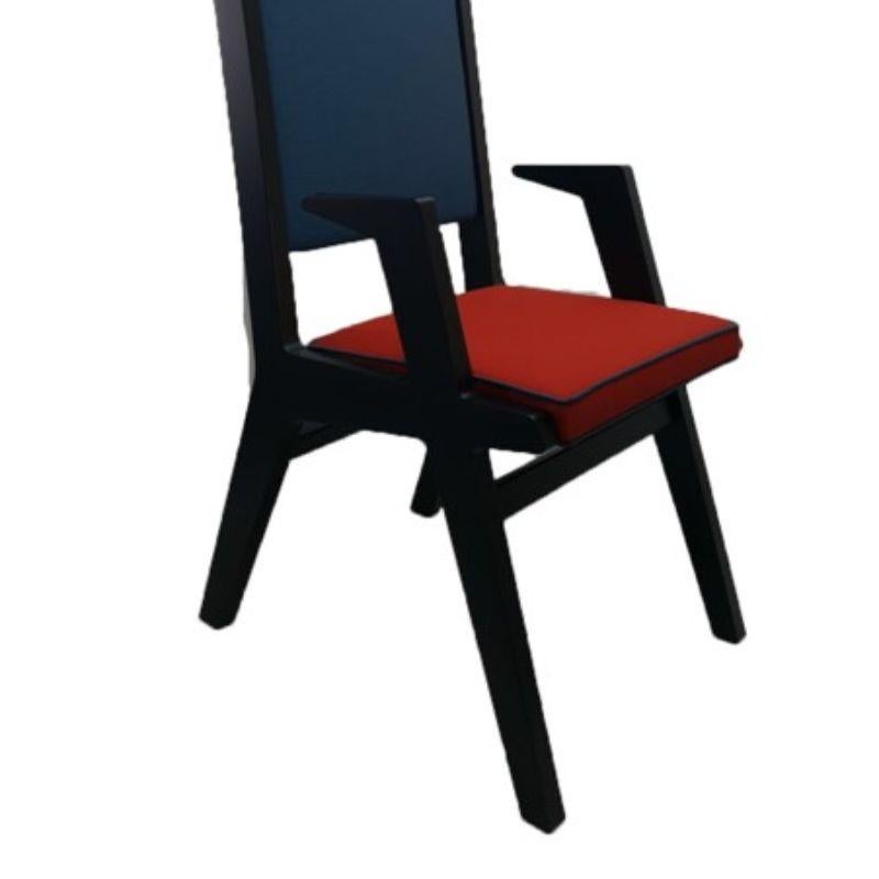 Colette Armchair Red, Blue, Red by Colé Italia In New Condition For Sale In Geneve, CH