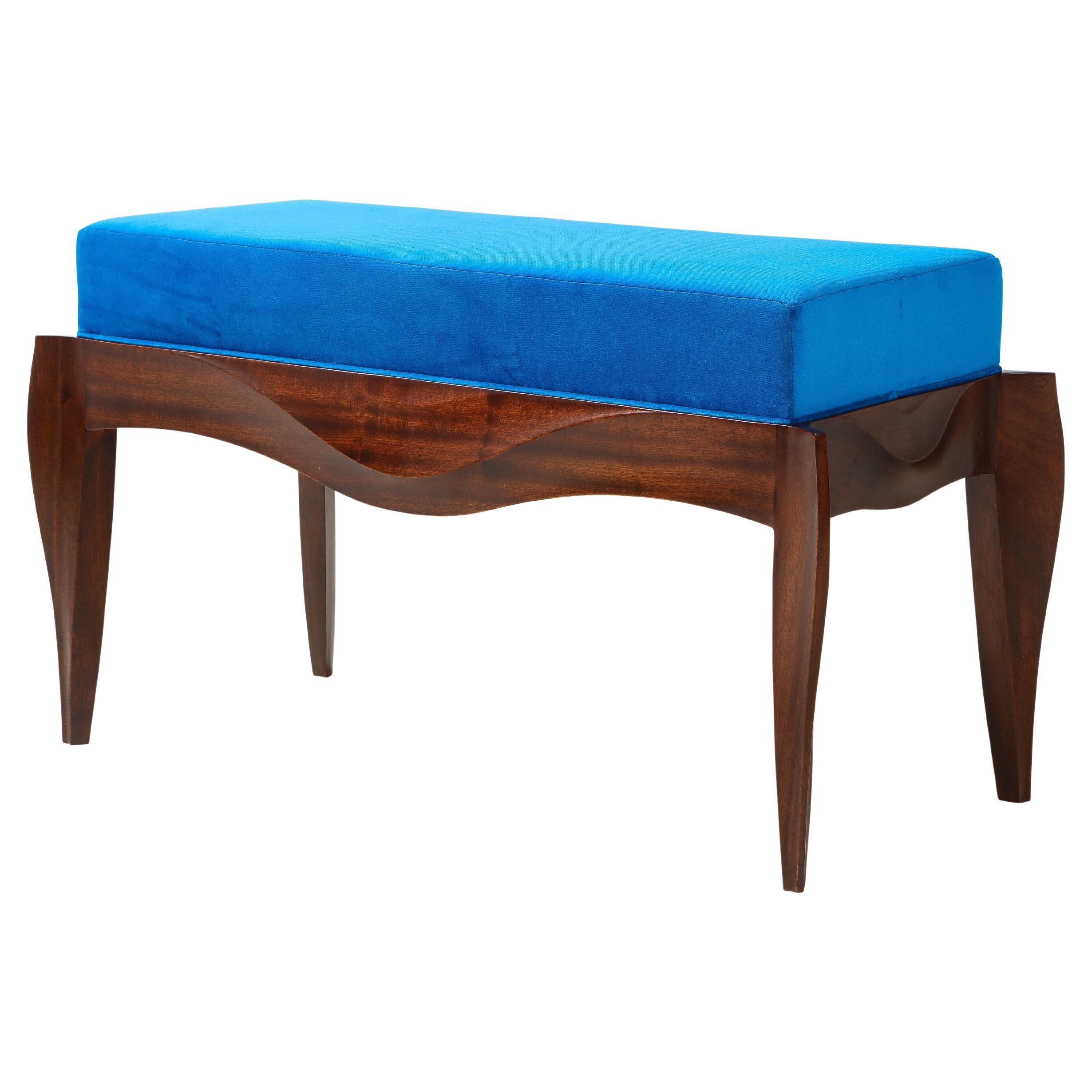 "Colette" Art Deco Style Bench by Roman Erlikh For Sale