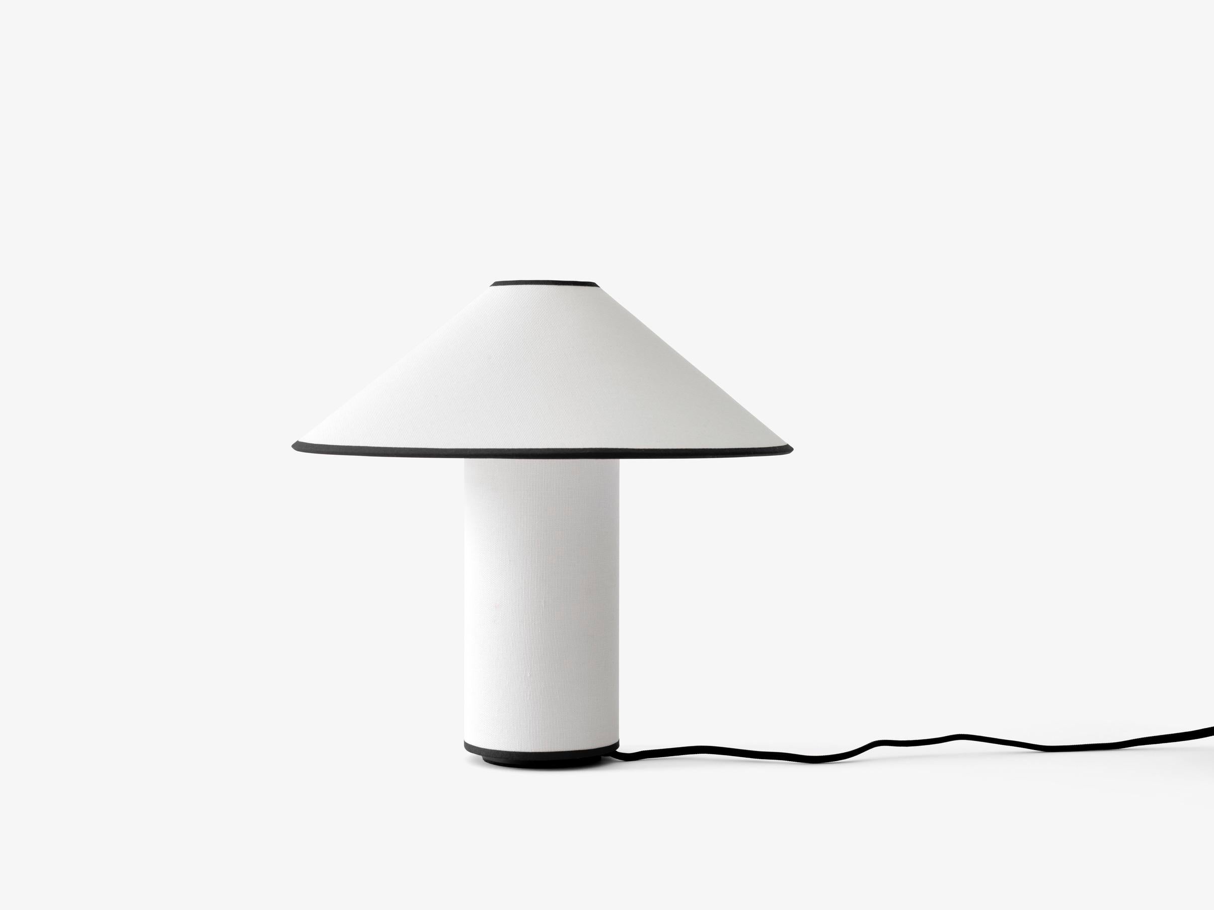 Scandinavian Modern Colette ATD6, White & Black, Table Lamp for &Tradition For Sale