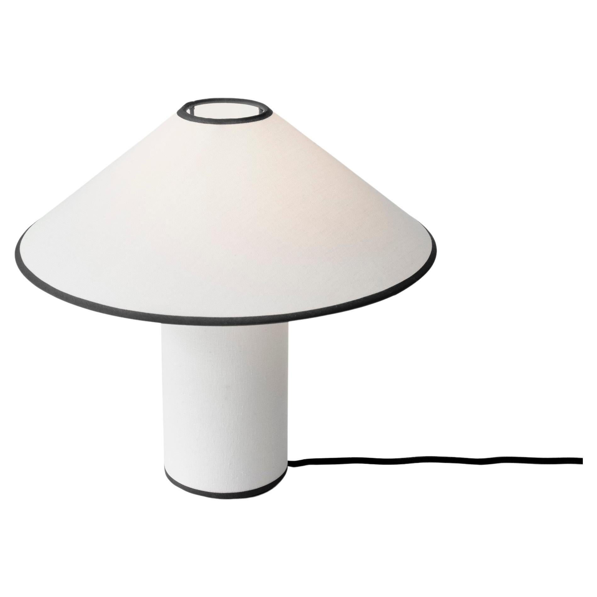Colette ATD6, White & Black, Table Lamp for &Tradition For Sale