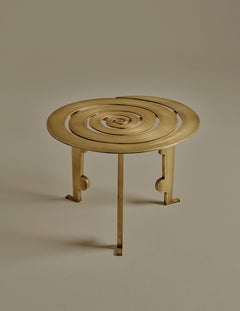 Colette End Table in Aluminium by Animate Objects