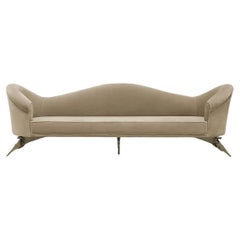 Colette-Sofa mit geblümtem Metallgestell