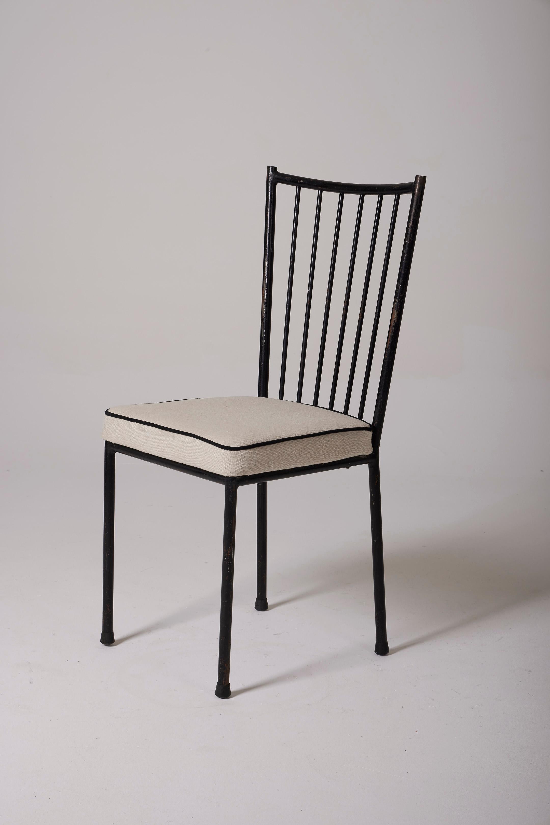 Wrought Iron Colette Gueden Chair For Sale