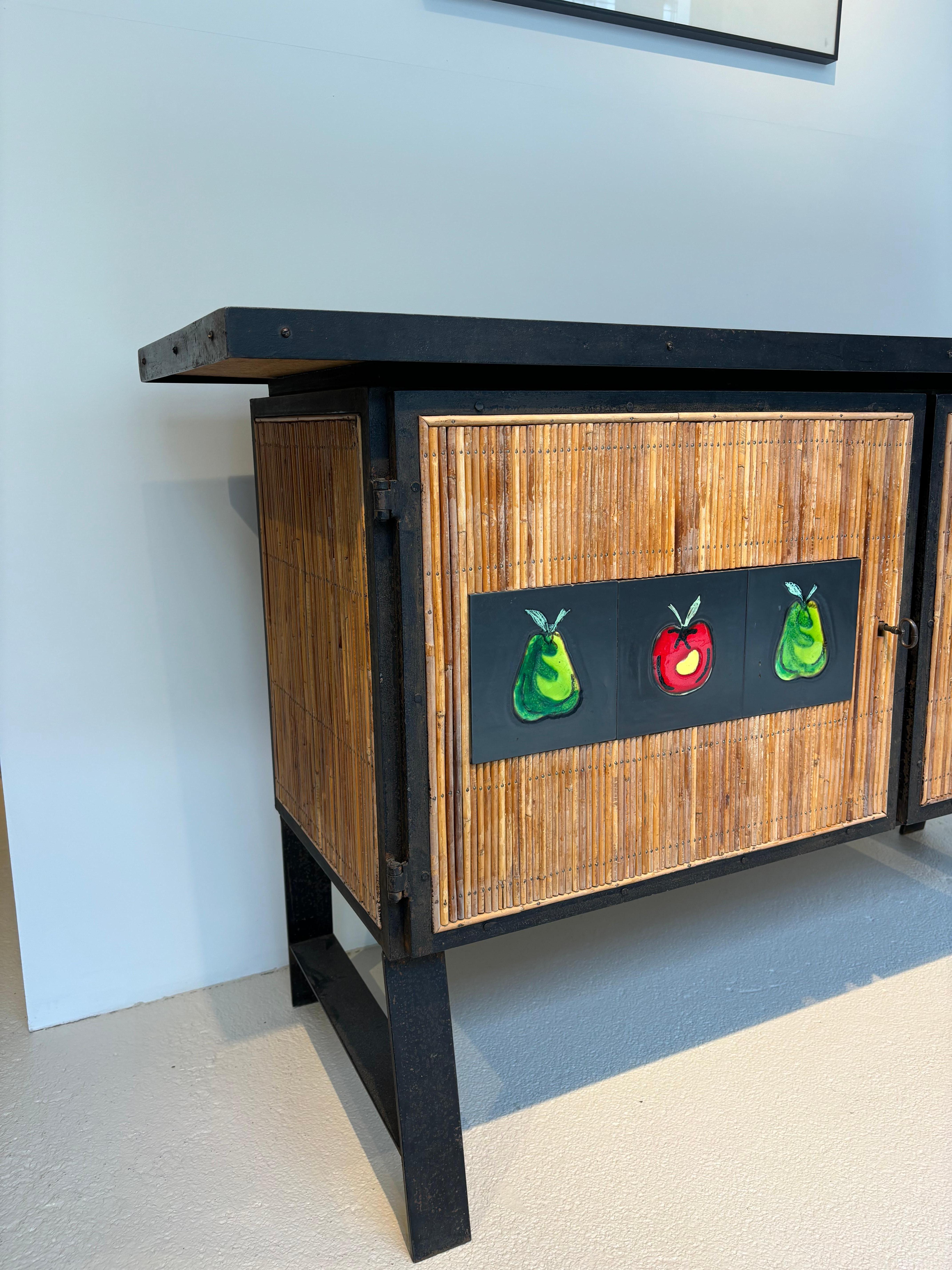 Colette Gueden sideboard In Good Condition For Sale In SAINT-OUEN-SUR-SEINE, FR