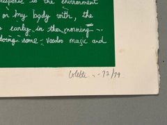 Colette Justine, Jamaican Kool-Aid Body Piece Lithograph