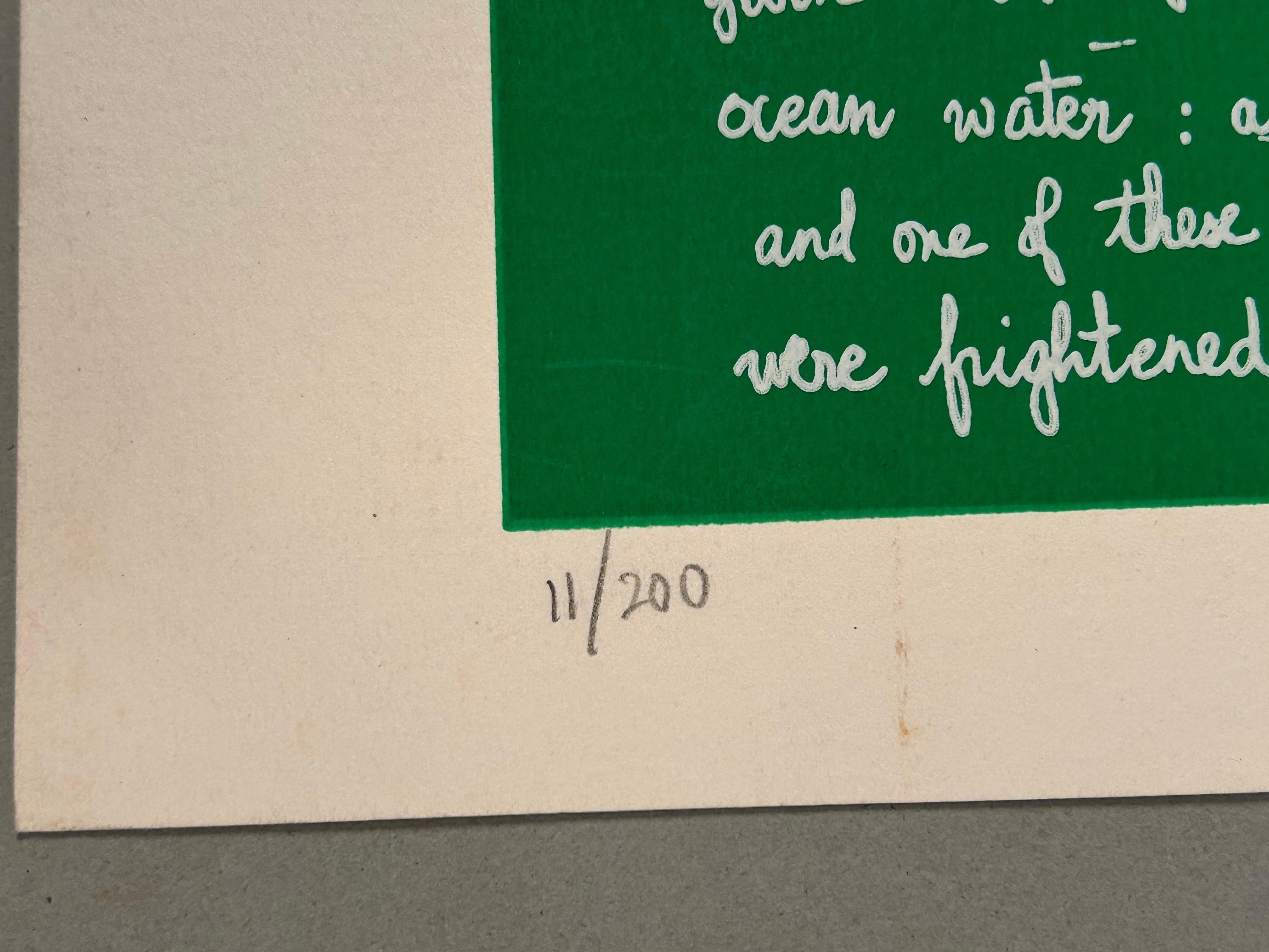 Colette Justine, Jamaikanisches Kool-Aid Körperteil Lithographie (Sonstiges) im Angebot