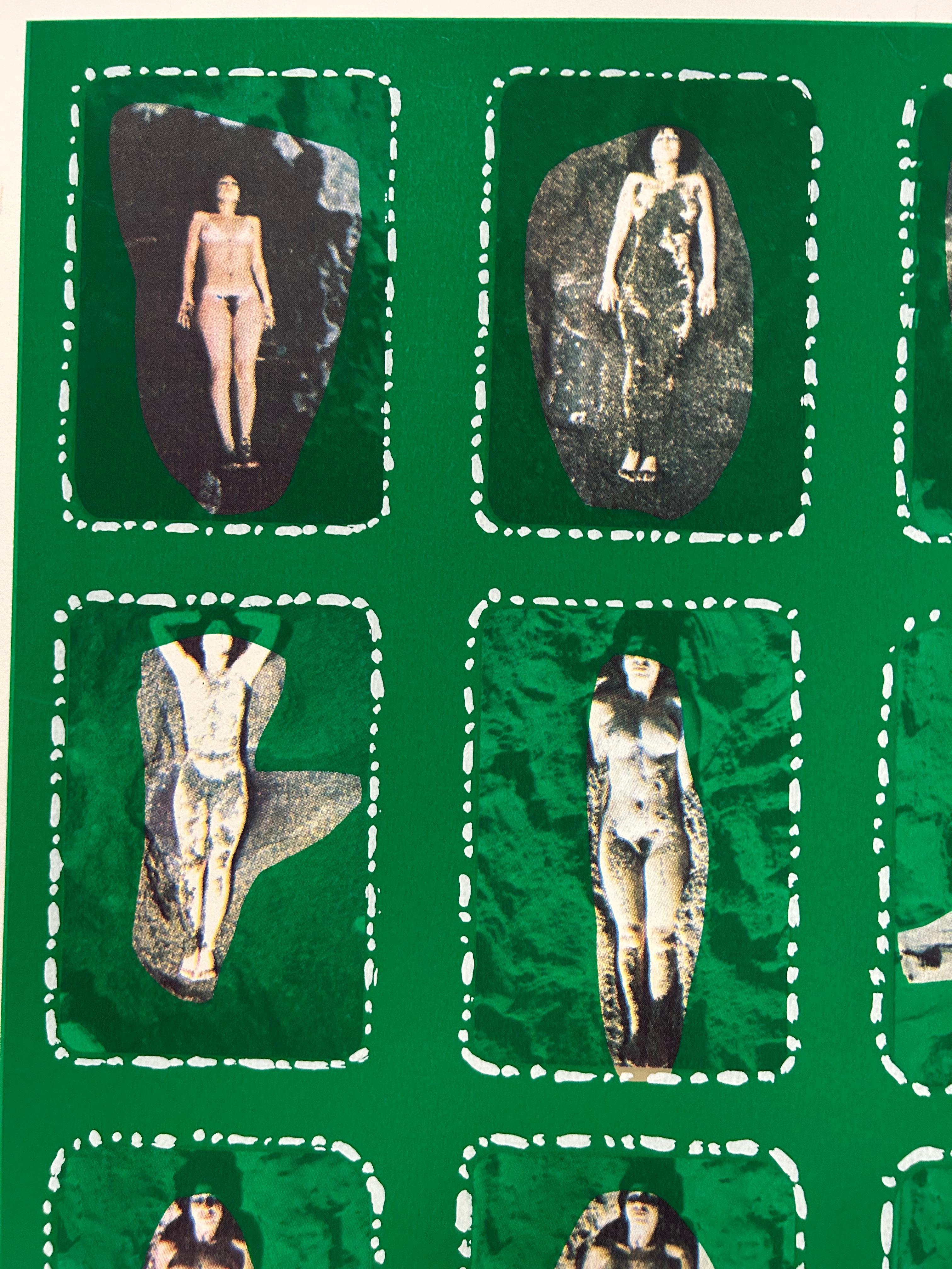 Colette Justine, Jamaikanisches Kool-Aid Körperteil Lithographie (Ende des 20. Jahrhunderts) im Angebot