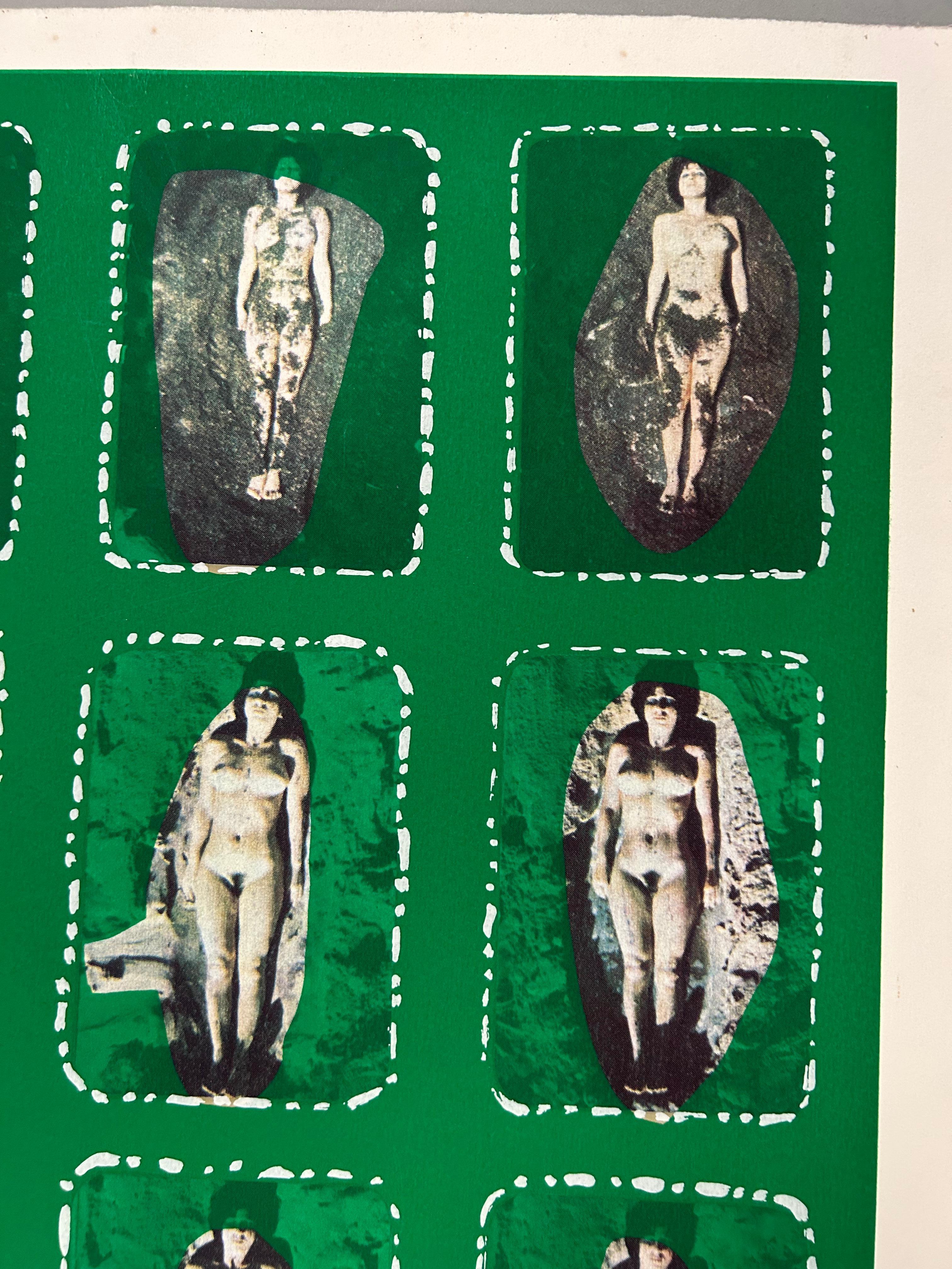 Colette Justine, Jamaikanisches Kool-Aid Körperteil Lithographie (Papier) im Angebot