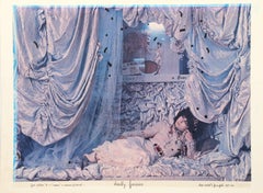 Deadly Feminine, Signed Conceptual Lithograph by Colette Lumiere