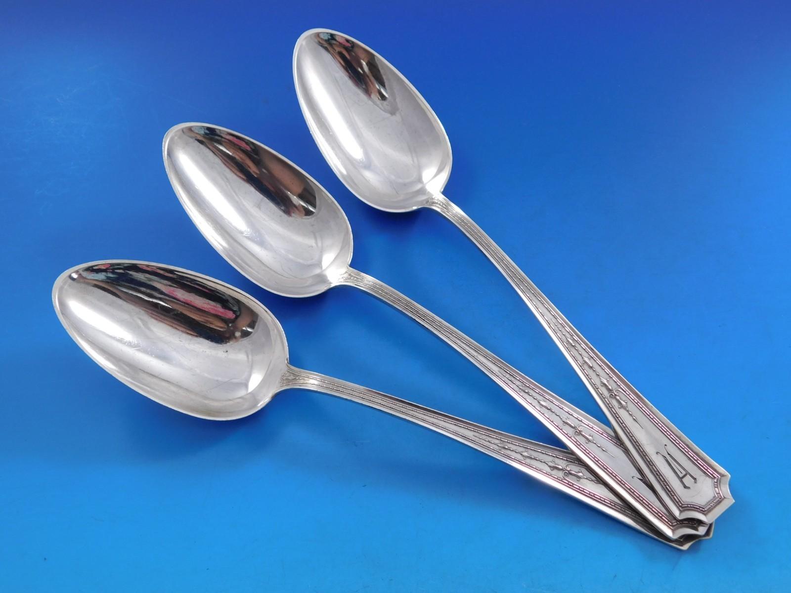 Colfax by Durgin-Gorham Juego de Cubiertos de Plata de Ley 12 Servicios 113 piezas H Mono siglo XX en venta
