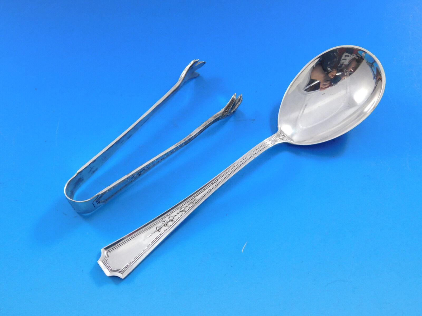 Ensemble de couverts en argent sterling Colfax par Durgin-Gorham 12 services 130 pièces Mono en vente 2