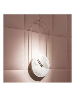 Nomon Colgante Marble Wall Clock - Modern Brass & Marble Design