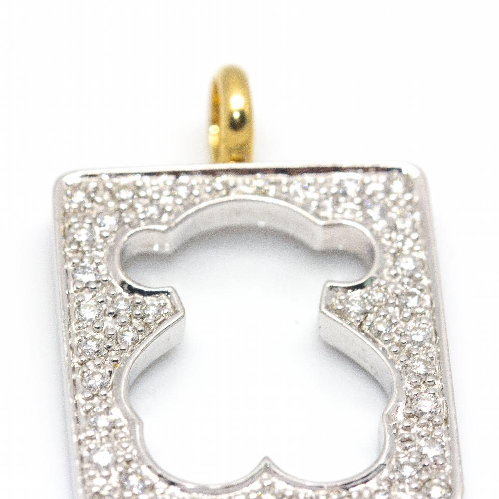 Women's Colgante TOUS Bicolor with Diamantes For Sale