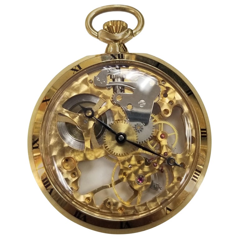 Colibri 17 Jewel Swiss Incabloc Skeleton Pocket Watch at 1stDibs colibri pocket watch 17