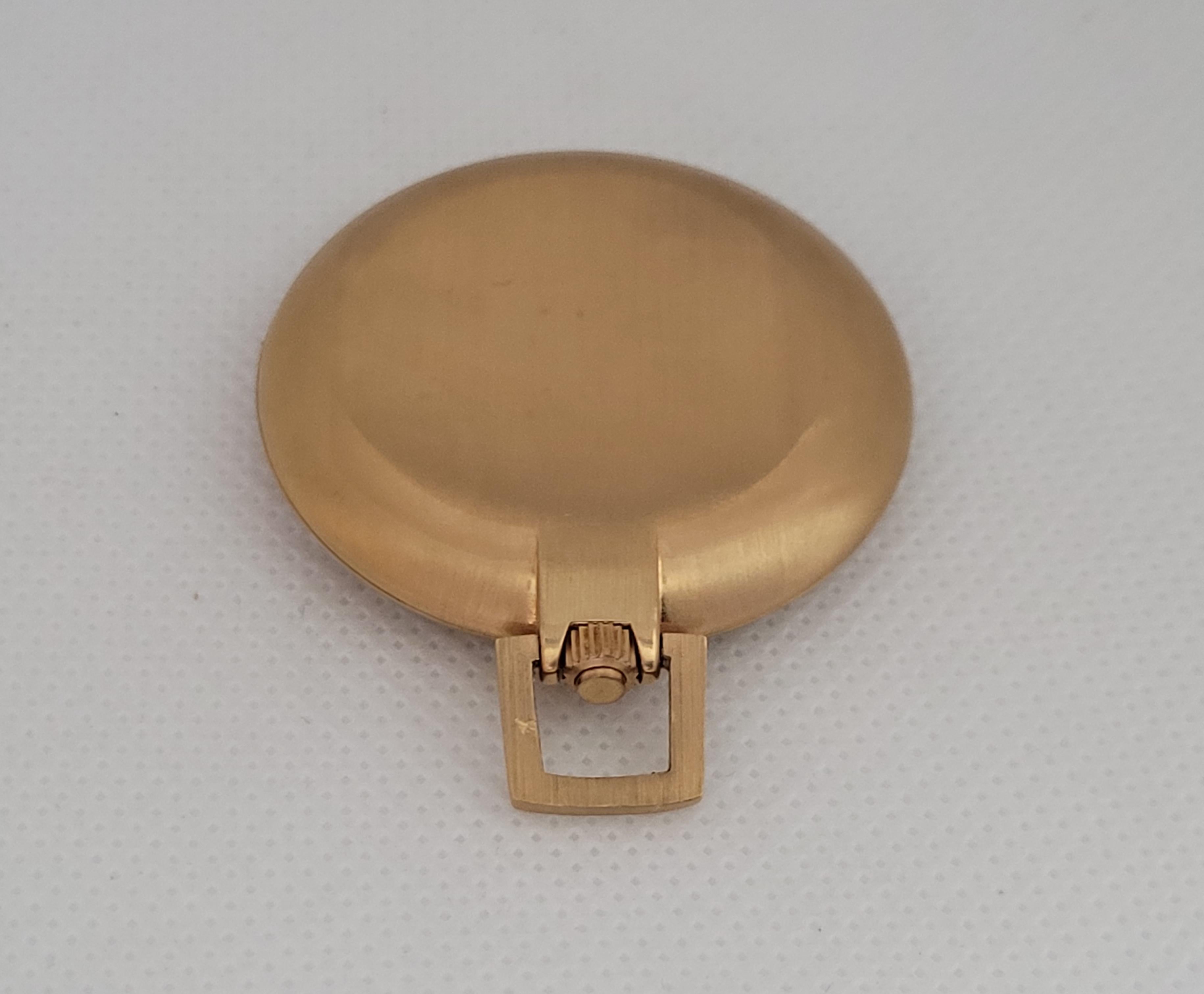 colibri quartz pocket watch gold
