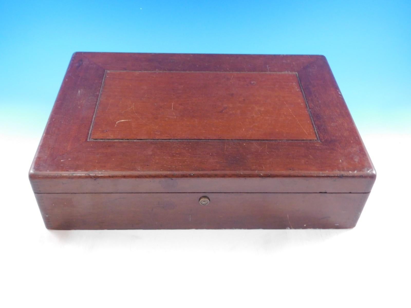 Coligni by Gorham Sterling Silver Flatware Set 56 pcs Multi motif Dinner in Box For Sale 6