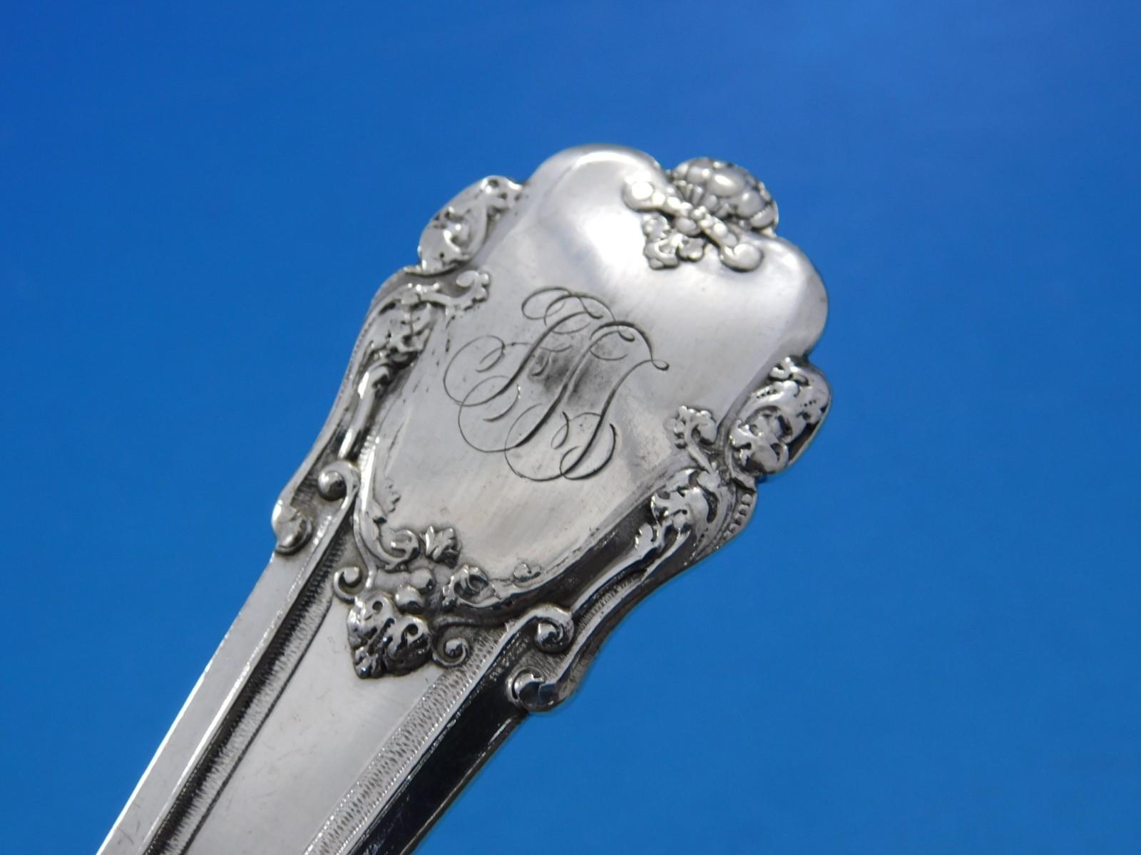 Coligni by Gorham Sterling Silver Flatware Set 56 pcs Multi motif Dinner in Box For Sale 2