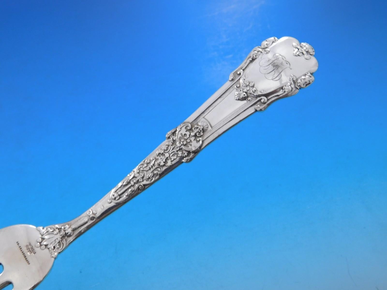 Coligni by Gorham Sterling Silver Flatware Set 56 pcs Multi motif Dinner in Box For Sale 3