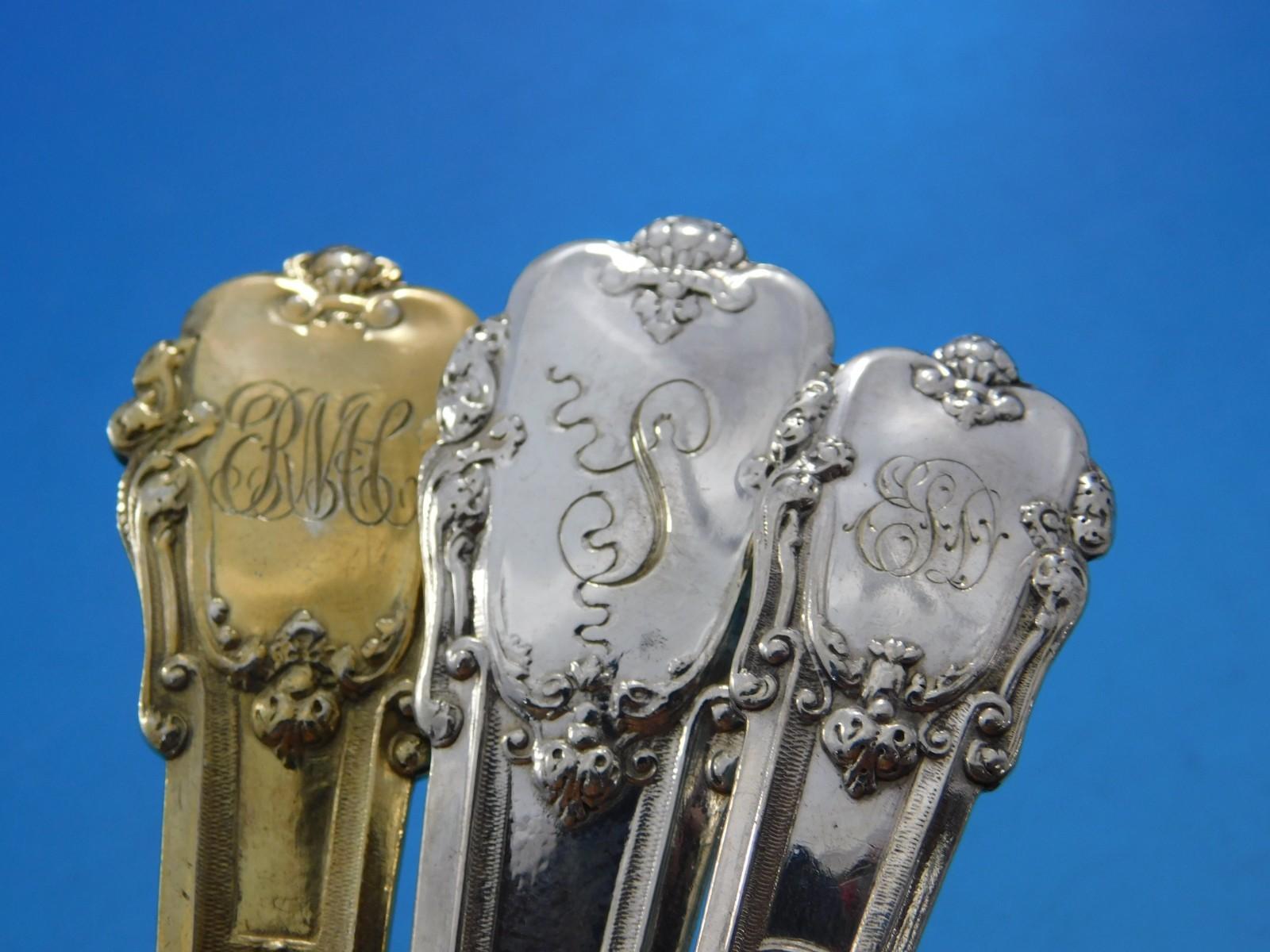Coligni by Gorham Set di posate in argento sterling 48 pezzi per la cena a più motivi In condizioni ottime in vendita a Big Bend, WI
