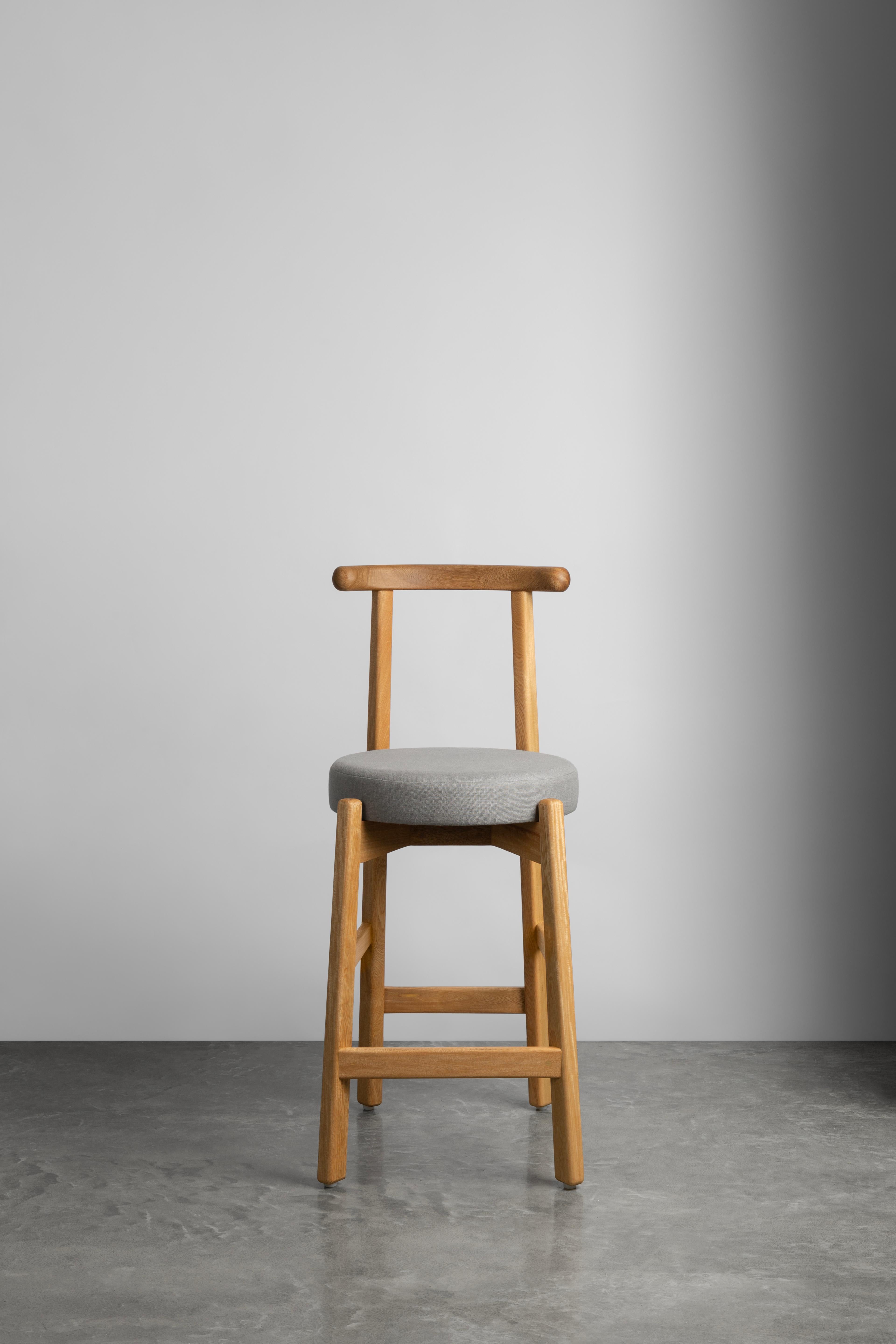 Colima Bar Stool, Modern Contemporary Mexican Design In New Condition For Sale In Mexico City, MX