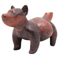 Colima Ceramic Dog Effigy Vessel, ca. 300 AD